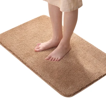 

Entrance Door Floor Mat Rectangle Shape Solid Color Rugs Non-Slip Carpet Welcome Doormat for Hallway Bathroom Kitchen