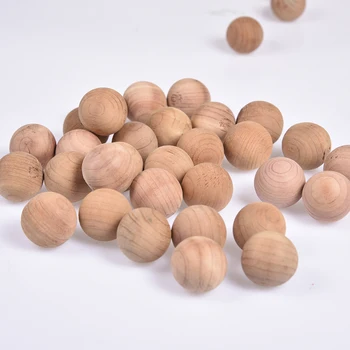 

40pcs Natural Smell Prevent Mildew Cedar Wood Camphor Moth Balls Drawer Pest Control Insect Repellent Drawer Car Bathroom