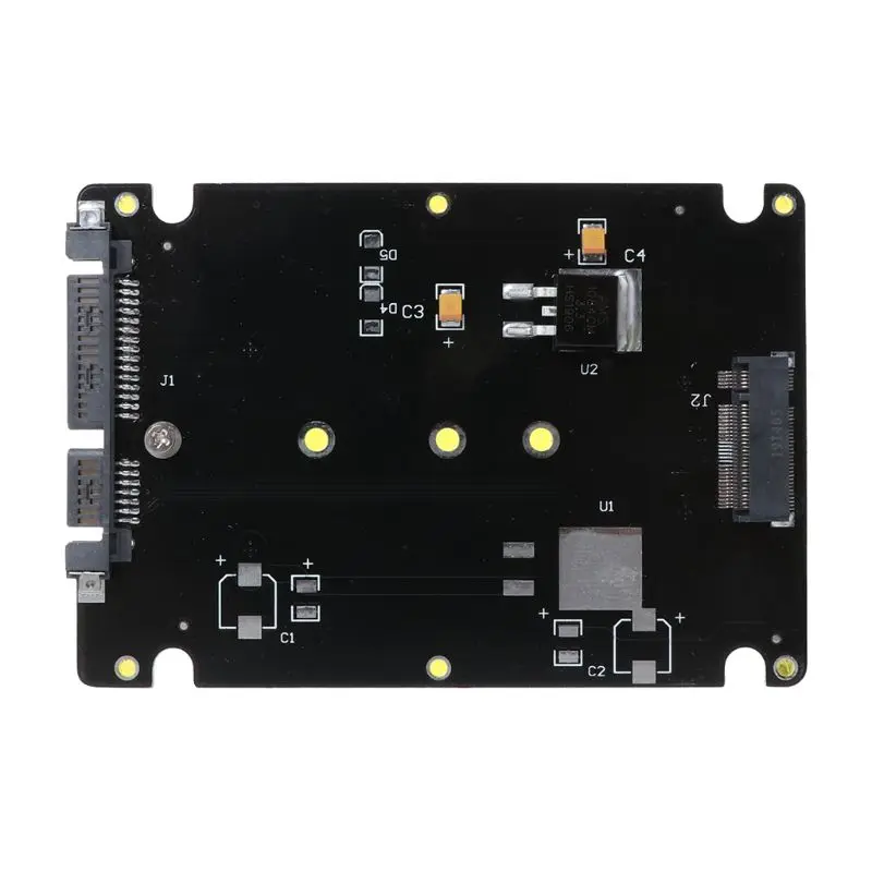 1 шт. жесткий диск коробка M.2 NGFF (SATA) SSD до 2 5 дюймов SATA3 адаптер карта твердотельный
