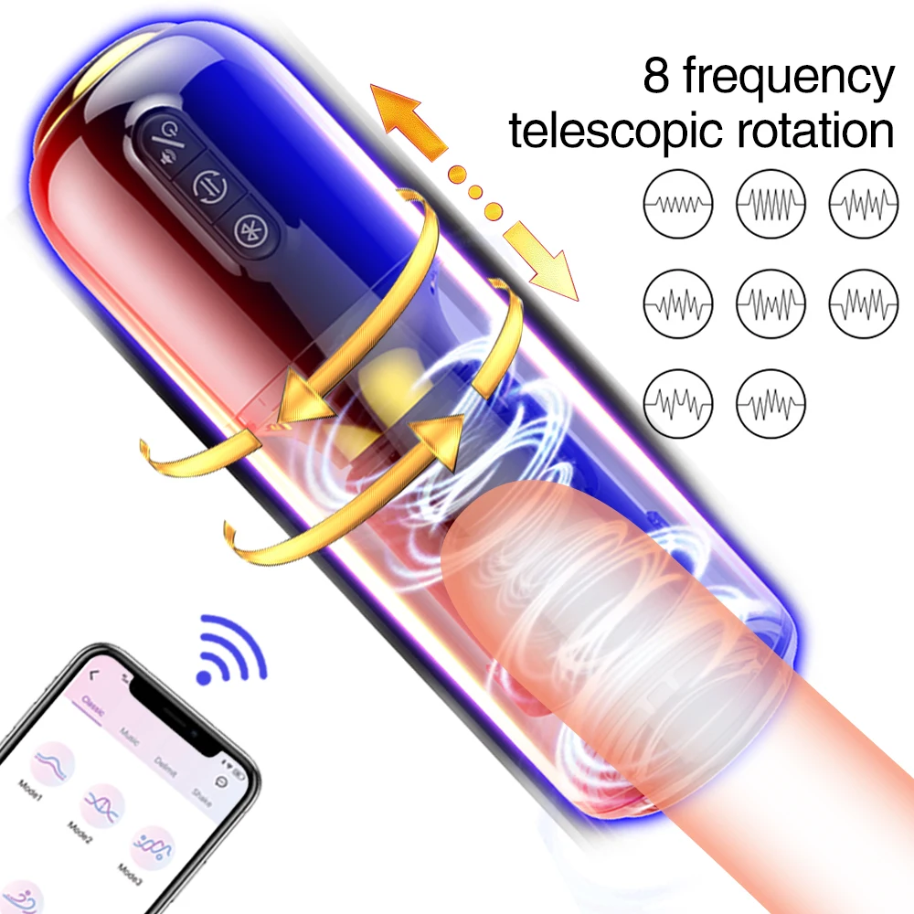 Automatic Male Masturbator Cup With App Control And Heating_voghion.com