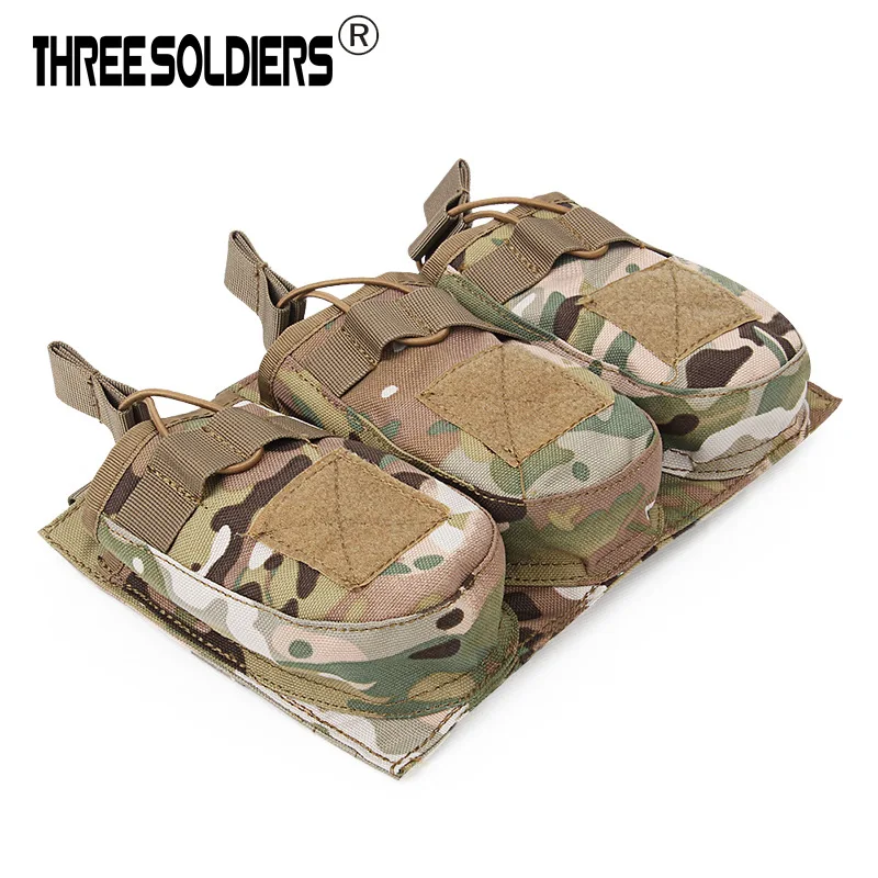 Открытый Многофункциональный тактический molle тройной набор аксессуаров нейлон износостойкий инструментарий Sundry сумка может повесить жилет талии