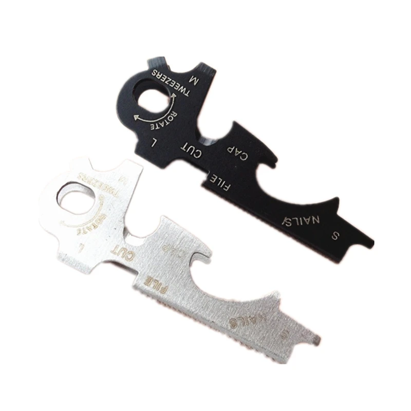 8 in 1 Multitools Stainless Steel Keychain Outdoor Survival Tool Gear GadgetKTP 