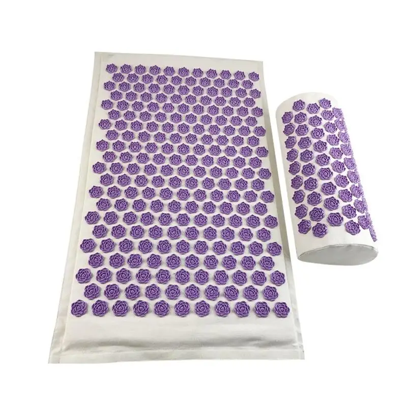 Cushions Pillow Коврик для йоги, шип, подушка для акупрессуры, набор для спины, массажер для тела, акупунктурная Подушка, коврик для снятия боли, шип, коврик для йоги - Цвет: Cushions Pillow