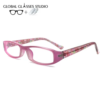 

Optical Glasses Frames Girl Myopia Prescription Lens 1.56 Index Eyewear Child Spectacle Frame Student Square Eyeglasses TT-658