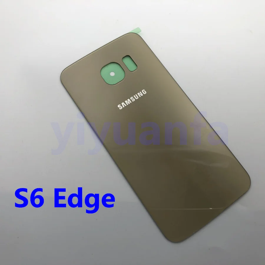 Чехол для аккумулятора S6 для samsung Galaxy S6 G920, задняя крышка G925 G928 S6 Edge S6+ S6Edge Plus, Задняя стеклянная крышка корпуса