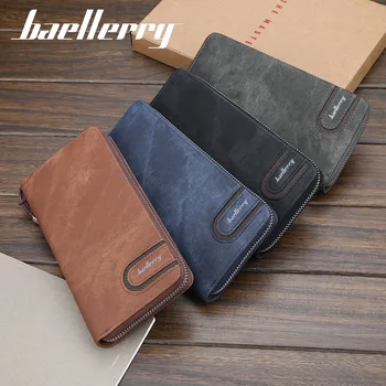 

Men's Wallet Long Zipper Wallet Men's Youth Casual Clutch Men's Hand Clutch Bag