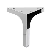 4,7" Шкаф для хранения металлических ножек стол ноги сплав хромирование квадратный проверенный лабораторный тест Поддержка+ 1600 фунтов 4 шт