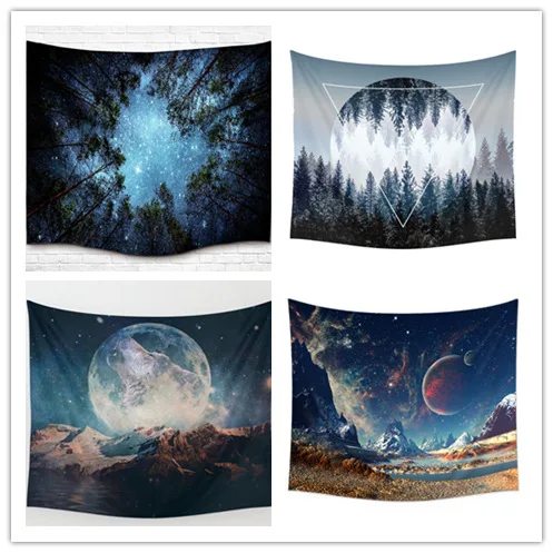 

2018 AliExpress Wish Amazon Star Wall Printed Home Tapestry Wall Hangers Home Decoration