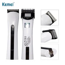 KEMEI Электрический триммер для волос для мужчин, перезаряжаемая электробритва, бритва, борода, Беспроводная Машинка для стрижки волос, корректирующая машинка для стрижки волос