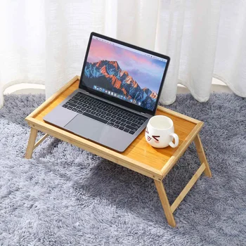 

Foldable Laptop Desk Bed Tray Table Sofa Bed Tray Picnic Computer Table Studying Notebook Desk Tray Table for Breakfast in Bed