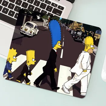 

Cartoon The Simpsons Mouse Pad Gaming Mice Mause Mat Desk Cushion For Laptop PC MacBook Mousepad