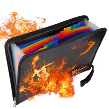 Огнестойкая папка для документов, размер письма, водонепроницаемая Папка-органайзер, водостойкая Сумка для документов и денег, органайзер для хранения купюр