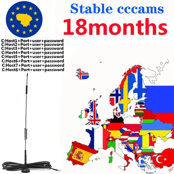 

Spain stable cccams 8/4lines for Europe support Portugal Germany Netherlands ccam satellite receiver