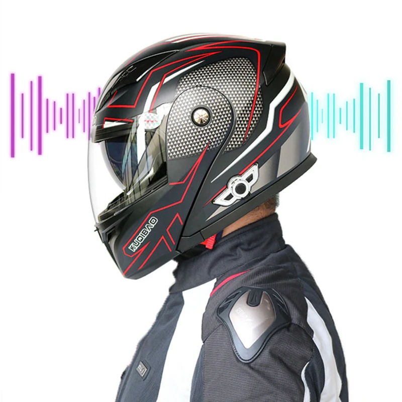 Men Women Bluetooth Motorcycle Helmet Flip Up Waterproof Longer Endurance Double Scratch Proof Anti Fog Visors Men Women Bluetooth Motorcycle Helmet Flip Up Waterproof Longer Endurance Double Scratch Proof Anti Fog Visors