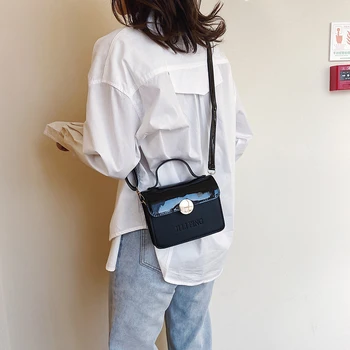 

Fashion Top-Handle Handbag Mini Women Embossed Letter Print Leather Lady Shoulder Bags for Decorating Outdoor Shopping