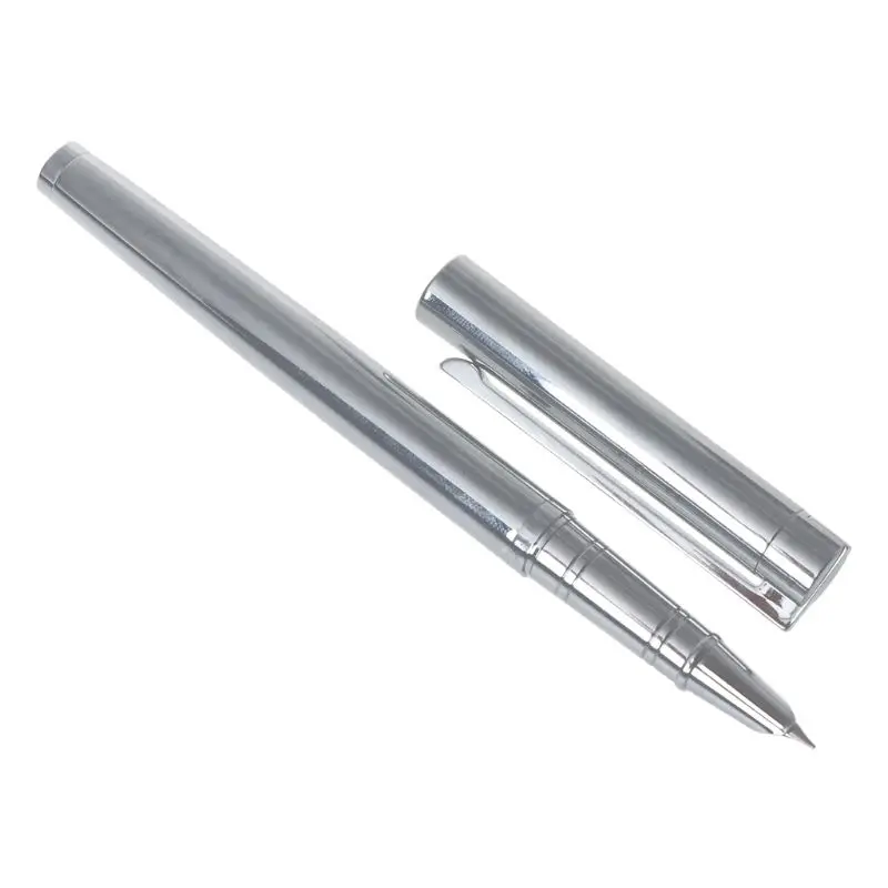 

Hot Sale Jinhao 126 Executive Complete Silver Fine Hooded Nib Fountain Pen R9JB