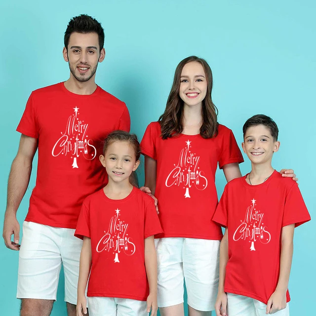 Футболка для маленьких мальчиков и девочек с рождественской елкой Одинаковая одежда для всей семьи, футболка «Мама и я» футболка для мамы, дочки, папы, футболка для сына