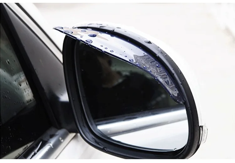 MoFan car rearview mirror rain eyebrow visor sunshade car protection cover thickening car rain cover 2 piece