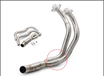 

51mm For MT-07 FZ-07 2014-2018 Full Exhaust System Link Mid Pipe 304 Stainless Steel XSR700 FZ07 MT MT07 Slip on