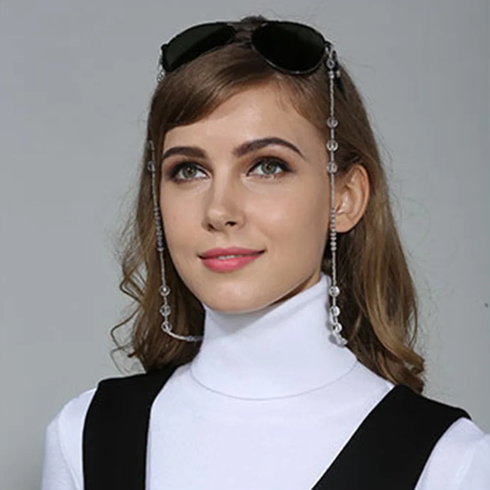 

Decorative Beaded Sunglasses Cord Glasses Holder Fashion Glasses Neck Strap Eyeglass Chains String Rope