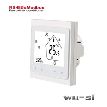 2 трубы охлаждения нагревательный вентилятор катушки блок термостат RS485 пропорциональный клапан 0-10V сигнальное управление, 95-240VAC, 24VAC опционально