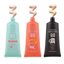 YANQINa Waterproof Lasting Liquid Foundation Blemish Covering Concealer BB Cream Waterproof Long Lasting Moisturizing Blemish