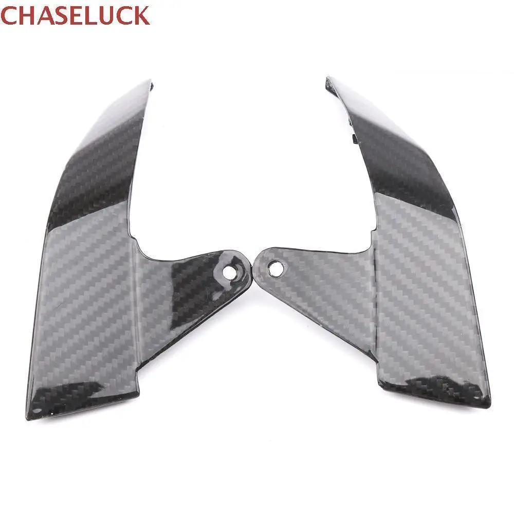 

Carbon Fiber For Yamaha MT09 MT-09 2017 2018 2019 Front Headlight Headlamp Plate Fairing Cover Deco MT 09 Motorcycle Accessories