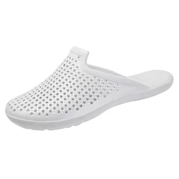 

SAGACE Outdoor slippers Mens Fashion Flat Walking Beach Casual Shoes Men Sea Quick Hole Shoe Beach Slippers sandals men outdoor
