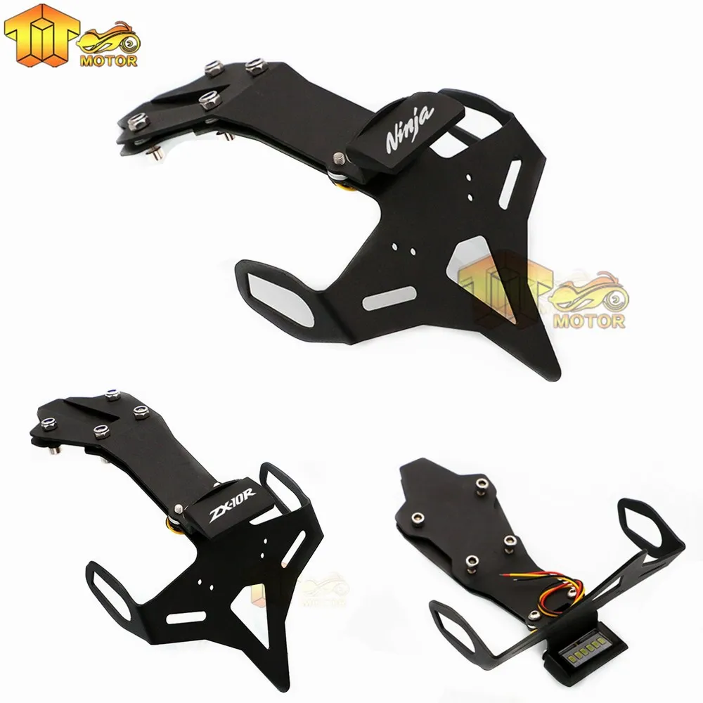 

ZX-10R ZX-10RR Tail Tidy For Kawasaki Ninja ZX10R ZX10RR 2016-2021 2022 2023+ Motorcycle License Plate Holder Fender Eliminator