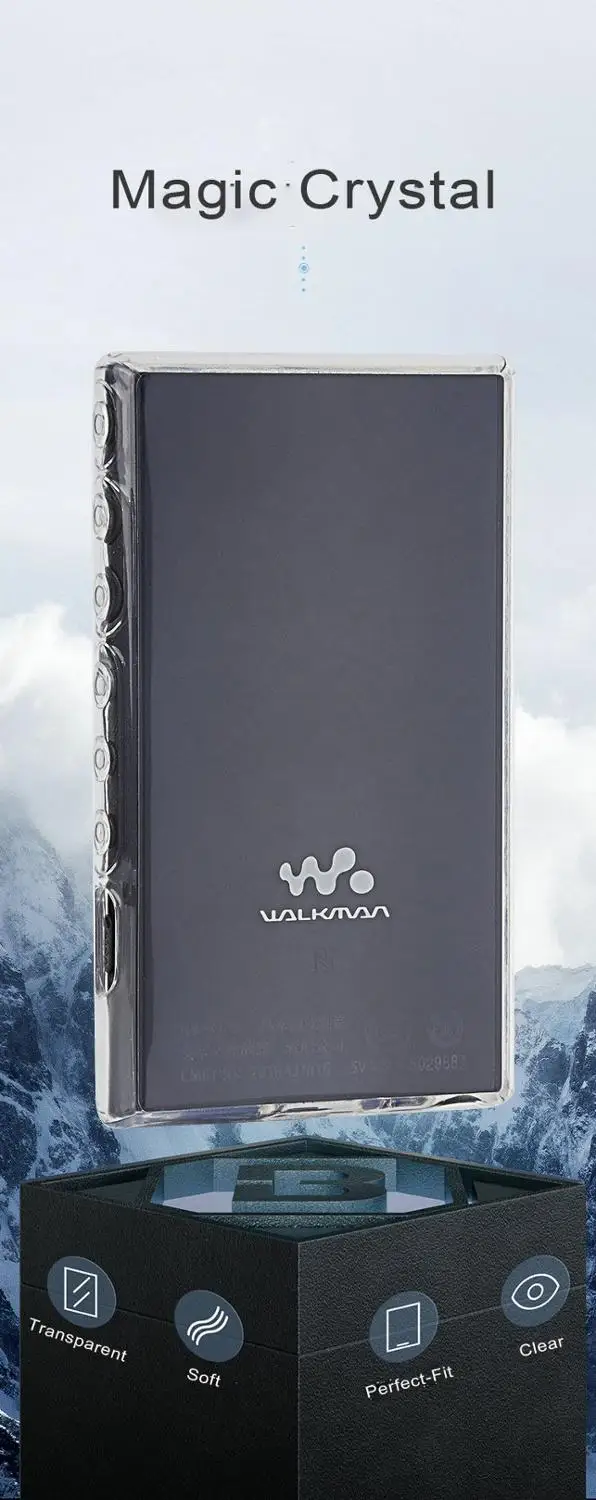 Мягкий прозрачный чехол из ТПУ для SONY Walkman NW A100 A105 A106HN A100TPS
