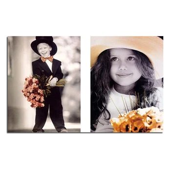 

Flowers to children two couplet 60x40 DIY square drill rhinestone pasted painting cross stitch crafts Needlework Diamond Drawing