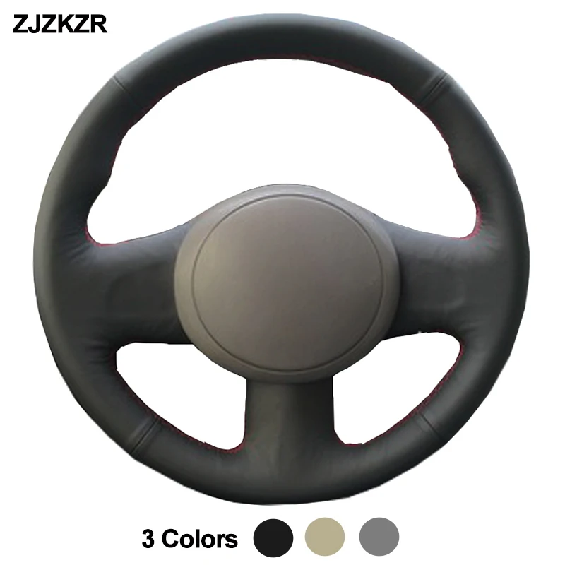 

Car Auto Steering-Wheel Cover For Nissan March Sunny Versa 2013 Almera Braid on the Steering wheel Funda Volante Volant Non-slip