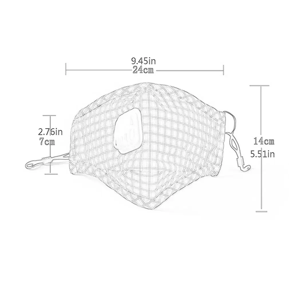 PM2.5 Men Women adult Cotton Anti Dust Mask Mouth Mask Activated Filter Windproof Mouth muffle Bacteria Proof Flu Face Masks