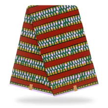 Модная настоящая голландская восковая ткань, хлопок, высокое качество, зеленый блок Анкара, Африка, восковые принты для женщин, платье для вечеринок, 6 ярдов