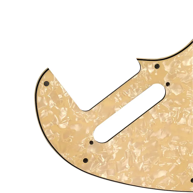 Запчасти для гитары Pleroo для US Telecaster Tele F hole Hybrid Guitar Pickguard Script Plate Tele конверсия пикап с крепежным отверстием