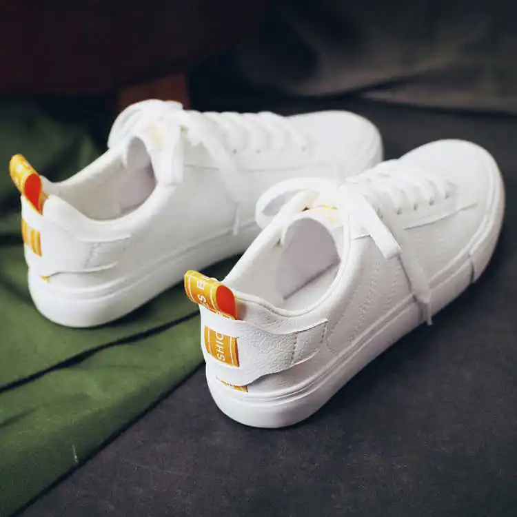 

Bair Shoe Women's White Shoes Korean-style WOMEN'S Shoes College Style Flat Sports Footwear Students Shoes Spring And Autumn New