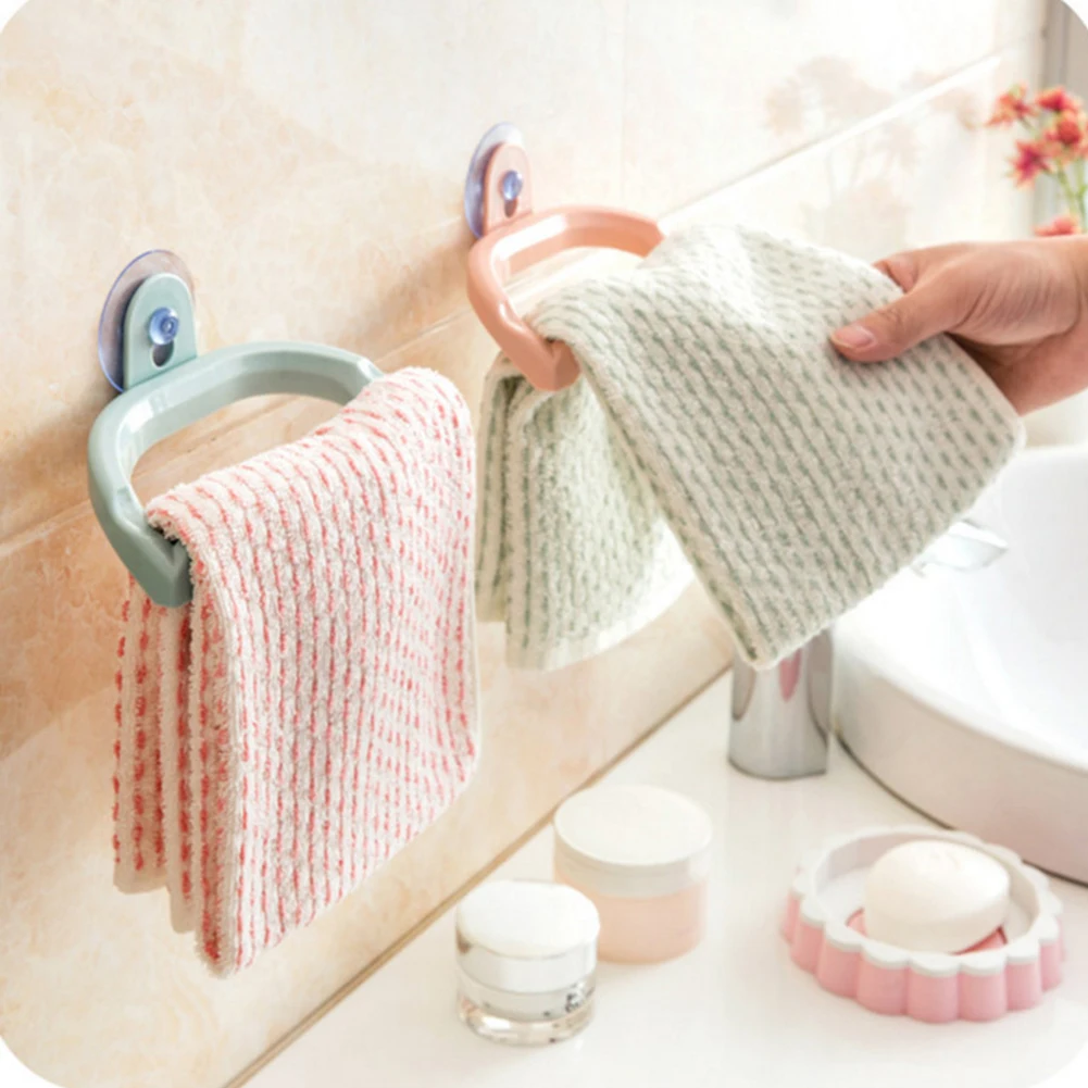 Подставка Полка для полотенец Органайзер ABS присоска блюдо подставка для губок кухонный горшок крышка вешалка для ванной многофункциональный