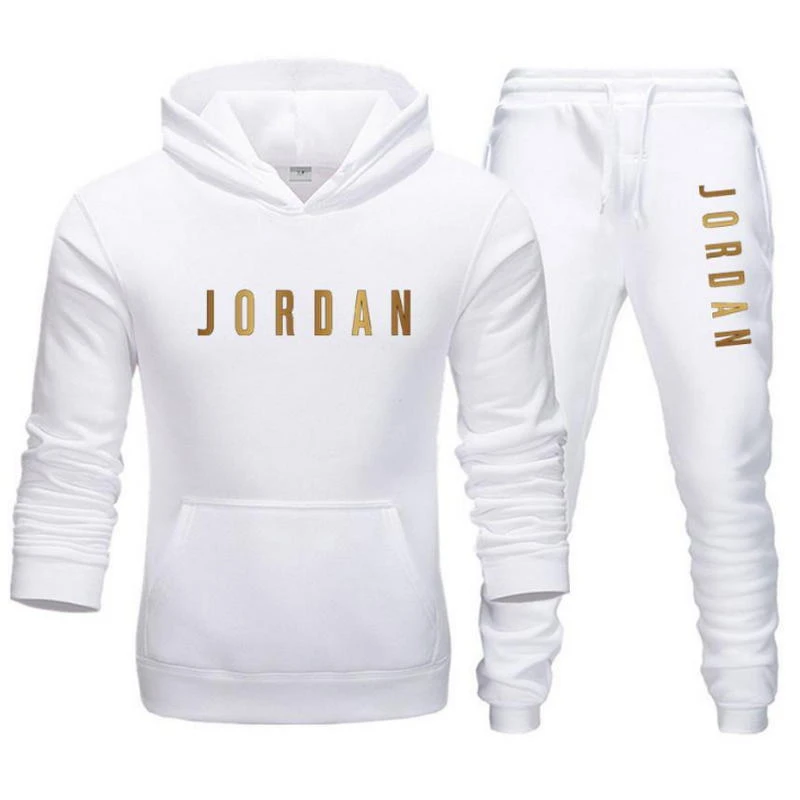 Jordan 23 traje deportivo con letras para hombre, ropa deportiva de marca, con capucha y pantalones, para hombres| - AliExpress