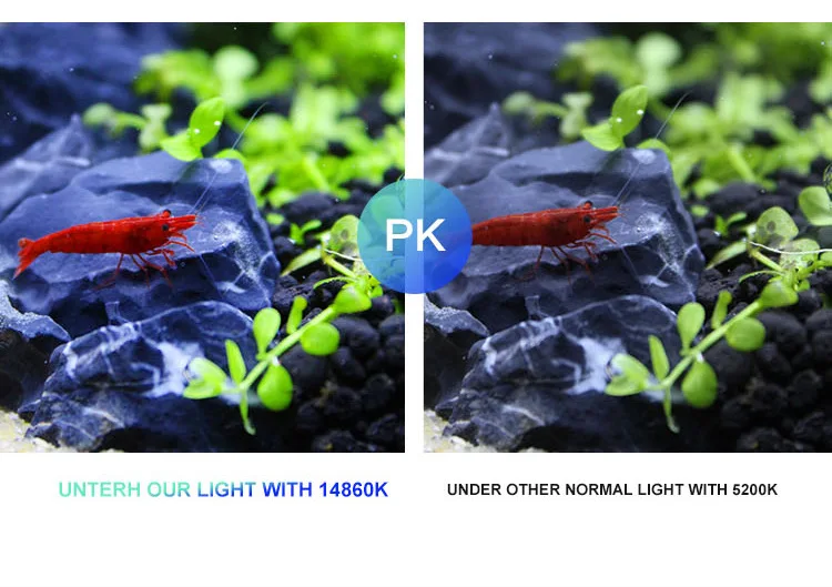 Aquarium Light LED Lighting Plants Grow Light Super Slim Aquarium Fish Tank Accessories Lamp Waterproof Clip-on Lamp Light