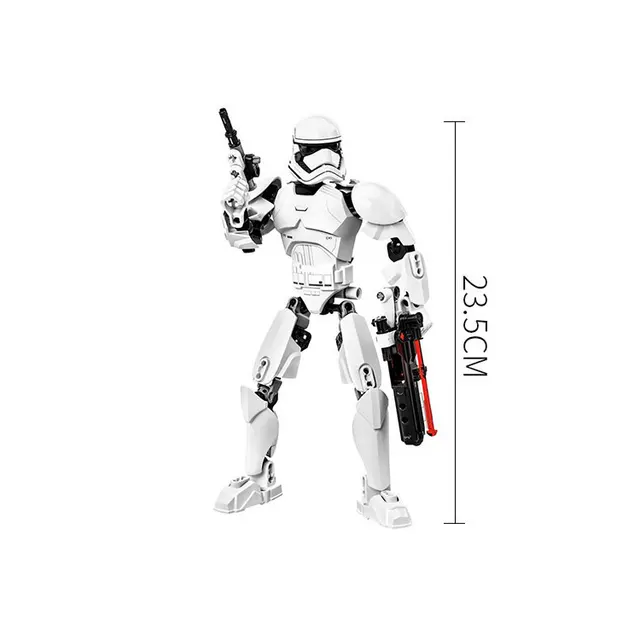 81pcs Space Wars Buildable Figure Stormtrooper Darth Vader Rey