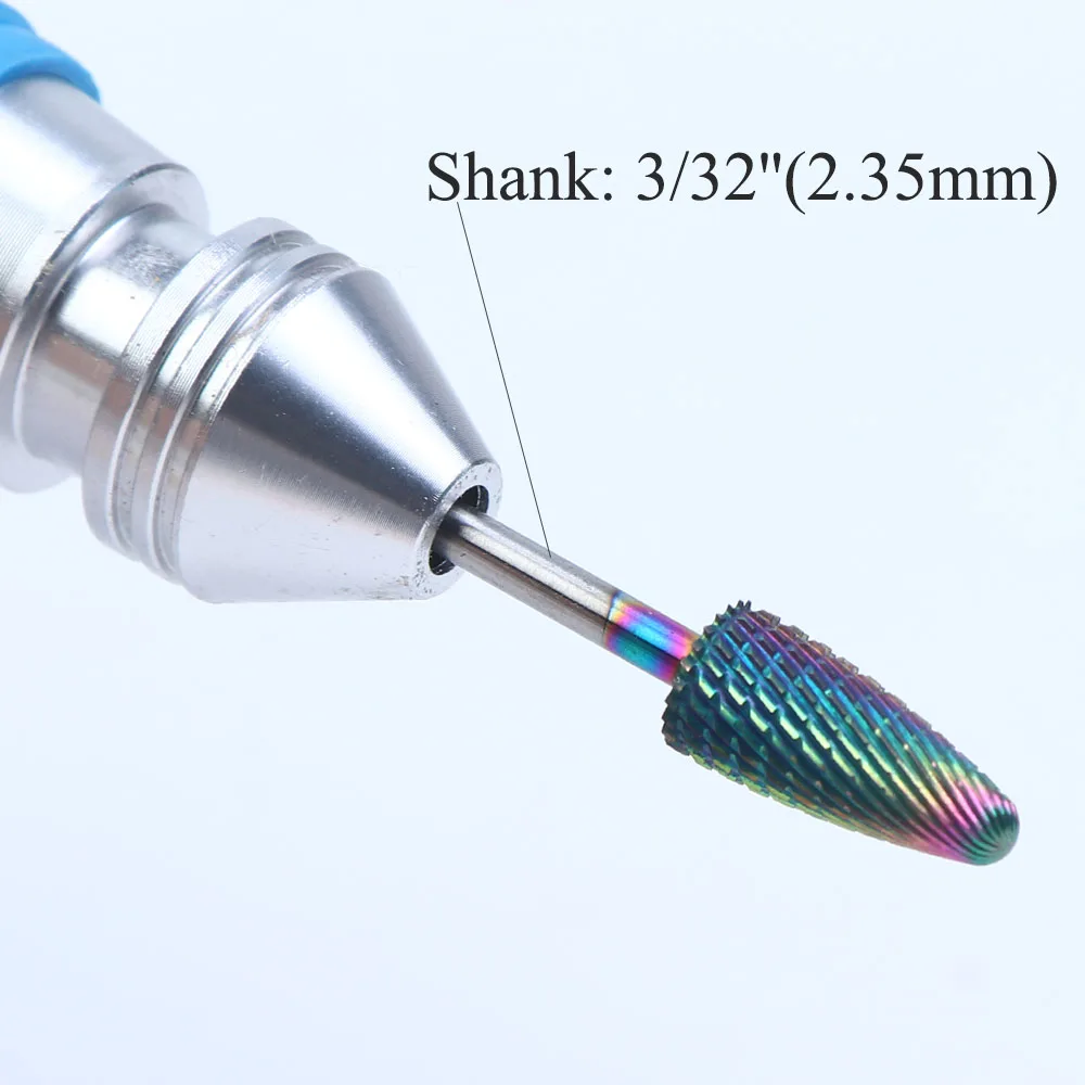 STZ 1pcs Diamond Nail Drill Bits Corundum Cutters For Manicure Machine Metal Drills Accessories Electric Burr Nail Files ZL01-04