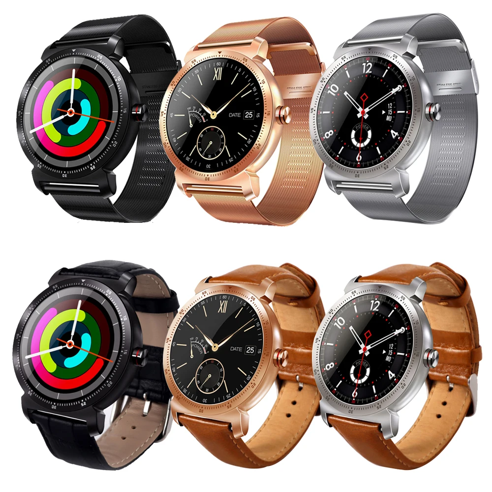 

Luxury Stainless Steel Touch Screen Smart Watch Phone Bluetooth Android GPS Sport Waterproof Watches K88H Plus Valentine's Gift