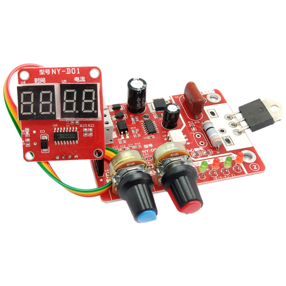 

Current Adjustable Digital Parts Safe Timing Spot Welding Control Board Professional Machine Tool With Display Panel Module