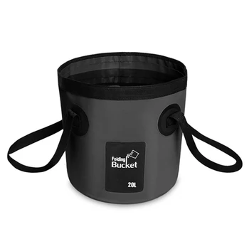 

Outdoor Folding Bucket Portable Water Tool Storage Container Accessories with Handles for Fishing Camping Car Washing Travel