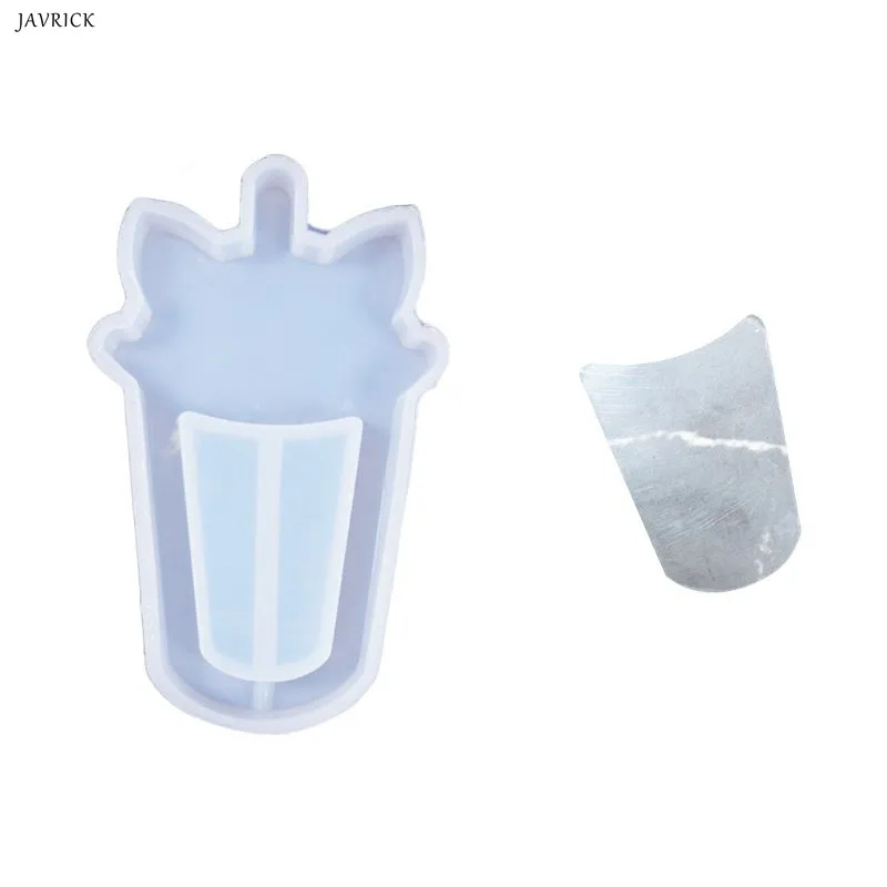 

JAVRICK Quicksand Mould Capsule Cat Claw Drink Cup DIY Epoxy Handmade Crystal Silicone Mold Key Chain Jewelry Making Material