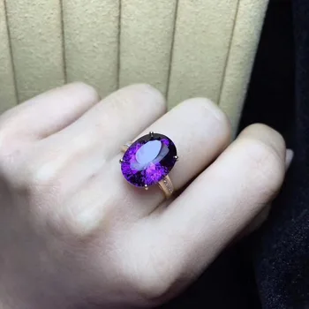 

Natural and real amethyst rings Free shippinggemstone 925 sterling silver Ring ,Wedding Ring