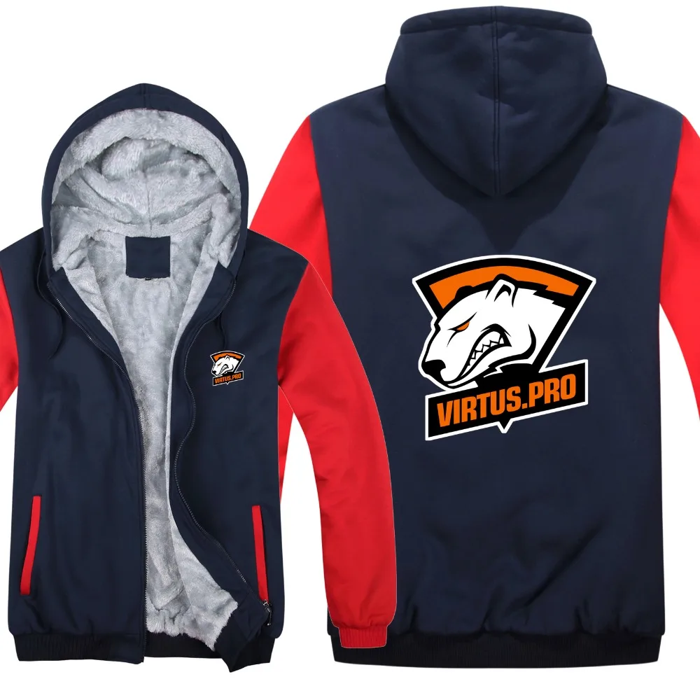 DOTA2 Team Secret Virtus. Pro толстовки зимние мужские модные шерстяные подклад куртки Virtus. Pro толстовки мужские пальто
