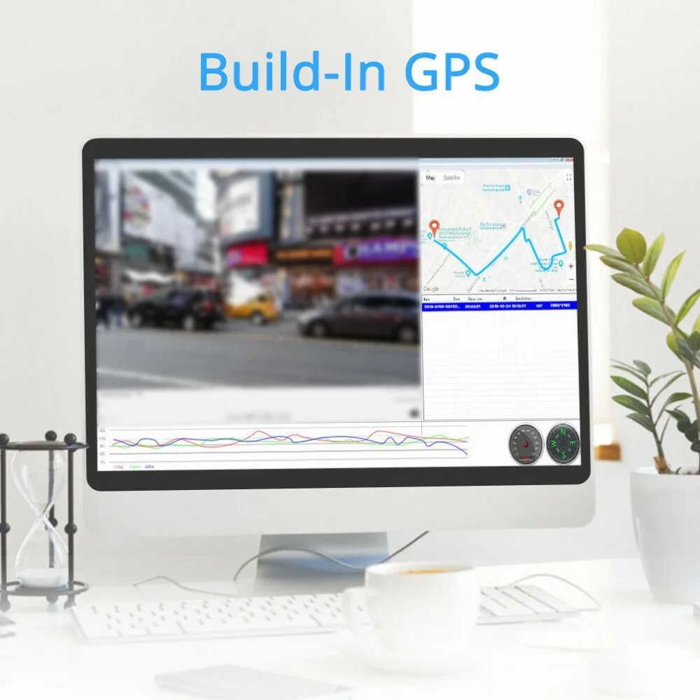 GS63H одна камера Автомобильный видеорегистратор Встроенный Wifi Gps g-сенсор камера 170 супер широкоугольный объектив 4K Ultra HD Wdr рекордер вождения