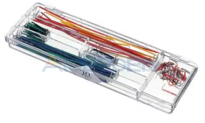 140 шт Solderless макетная плата Перемычка макетные провода 22 AWG твердые Кабельный