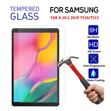 Newest 2.5D Tempered Glass Tablet Film 9H Tablet Screen Protector Anti-Scratch For Samsung Galaxy Tab A 10.1 T510 T515